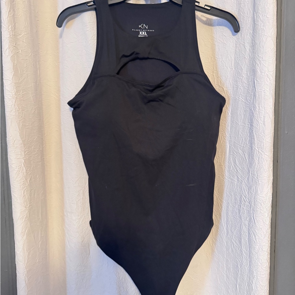 Klassy Network Black Bodysuit